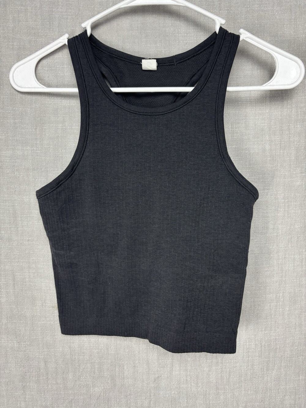 Lululemon Women's Ebb To Street Racerback Crop Tank Top In Black 4